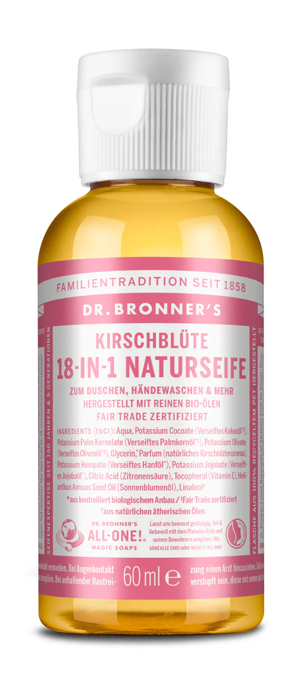 DR. BRONNER'S 'Tekuté univerzální mýdlo Cherry Blosson