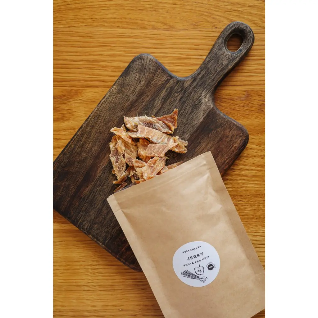 KVĚTOMLUVA Jerky - krůta pro děti (70g)
