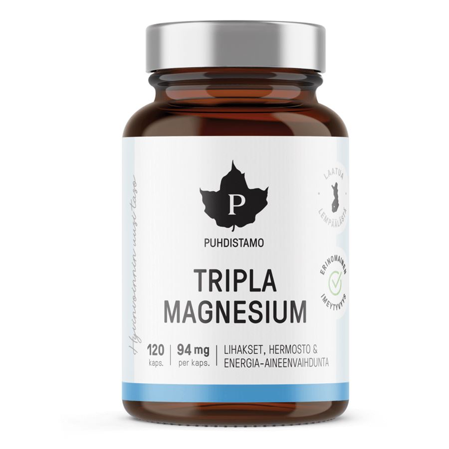 Puhdistamo Triple Magnesium (120 kapslí)