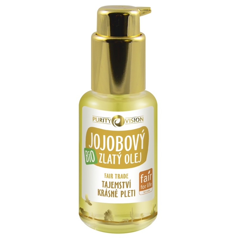 PURITY VISION Bio Zlatý jojobový olej - Fair Trade (45ml)