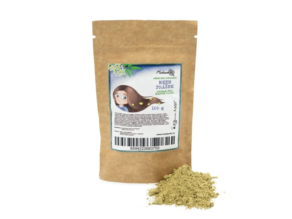 MEDAREK Neem prášek na vlasy bio
