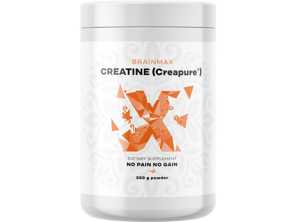 BrainMax Creatine (Creapure®), Kreatin monohydrát (500g)