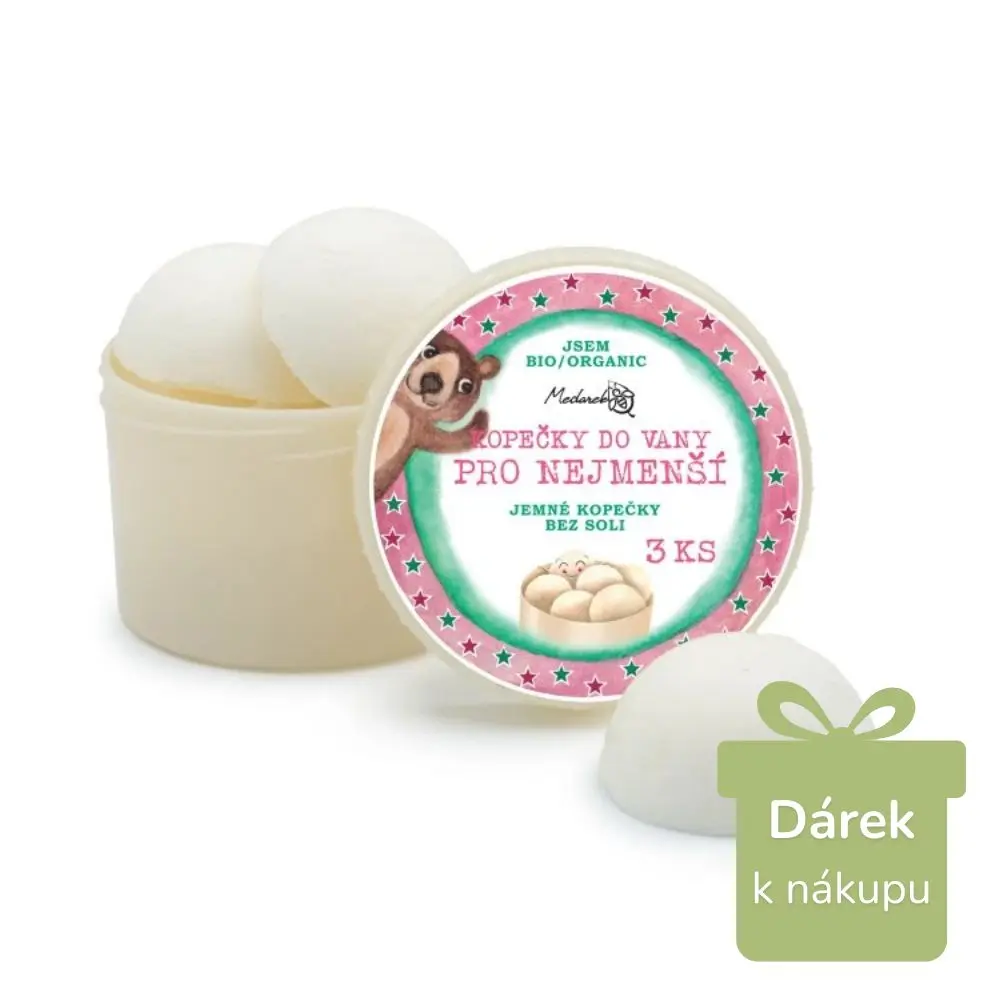 MEDAREK Kopeček do vany PRO NEJMENŠÍ - bez vůně a soli (1ks) (K OBJEDNÁVCE NAD 2500KČ) 