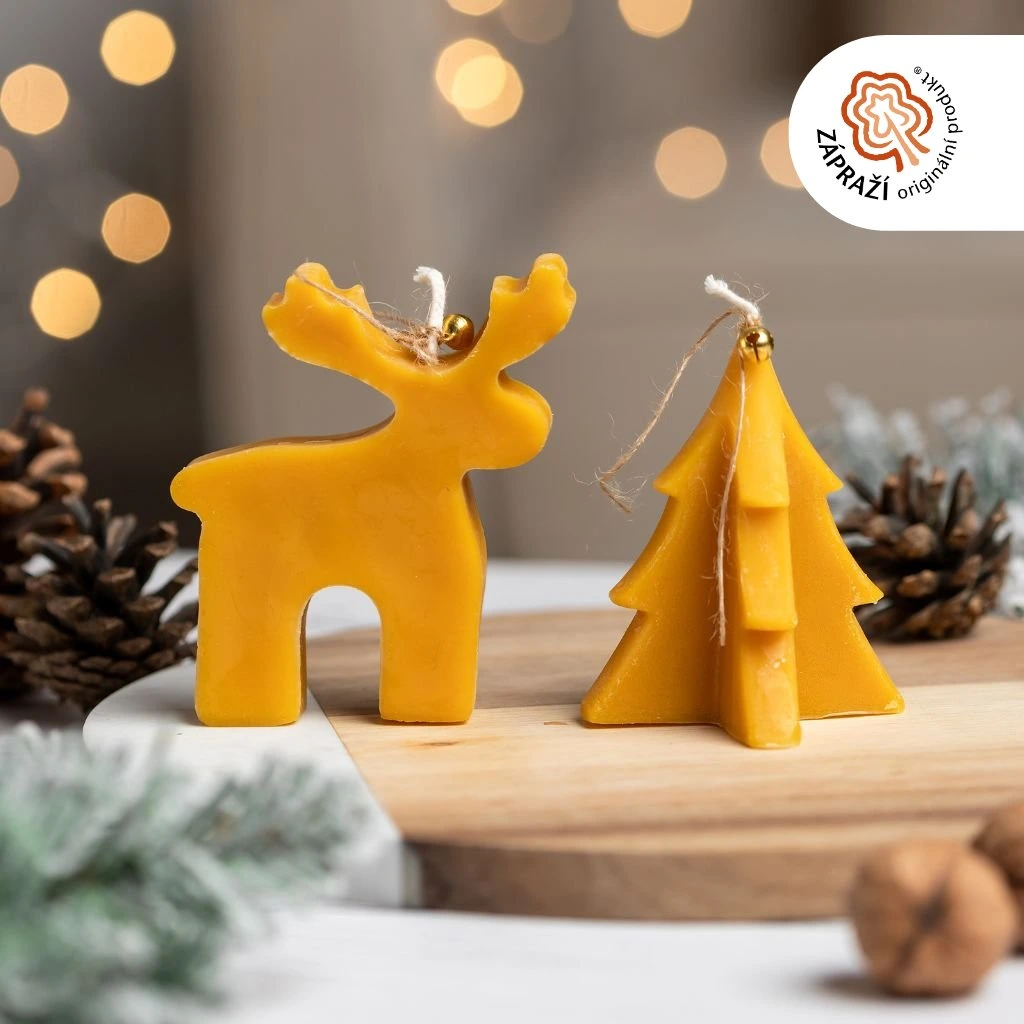 TVOJE SVÍČKA Dárková sada - Zimní žlutá