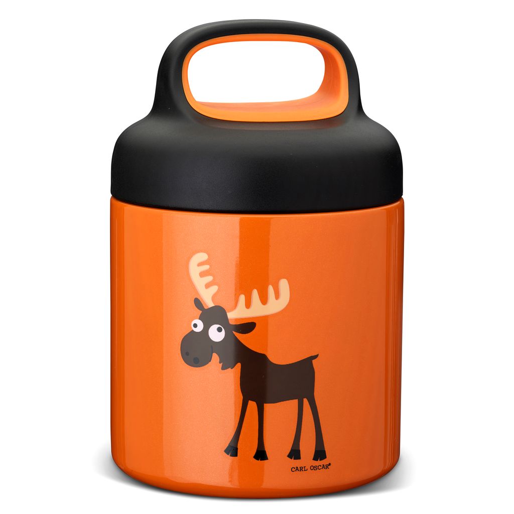 CARL OSCAR Dětská termoska na jídlo 0,3l - oranžová