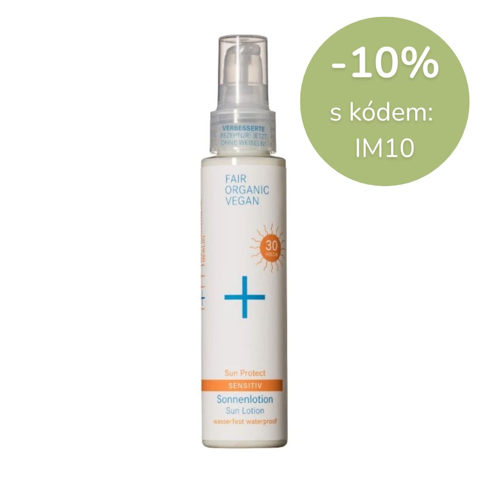 i+m Naturkosmetik Sun Protect Sensitiv Opalovací mléko SPF 30 (100ml)