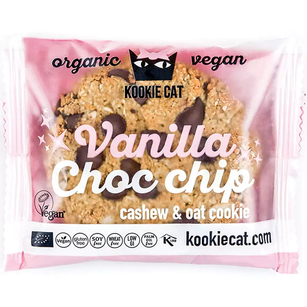 KOOKIE CAT Vanilka & čokoláda BIO (50g)