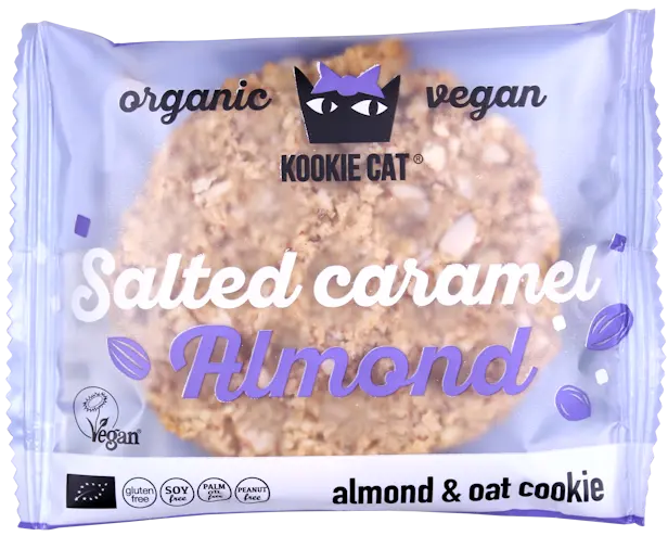 KOOKIE CAT Slaný karamel a mandle BIO (50g)
