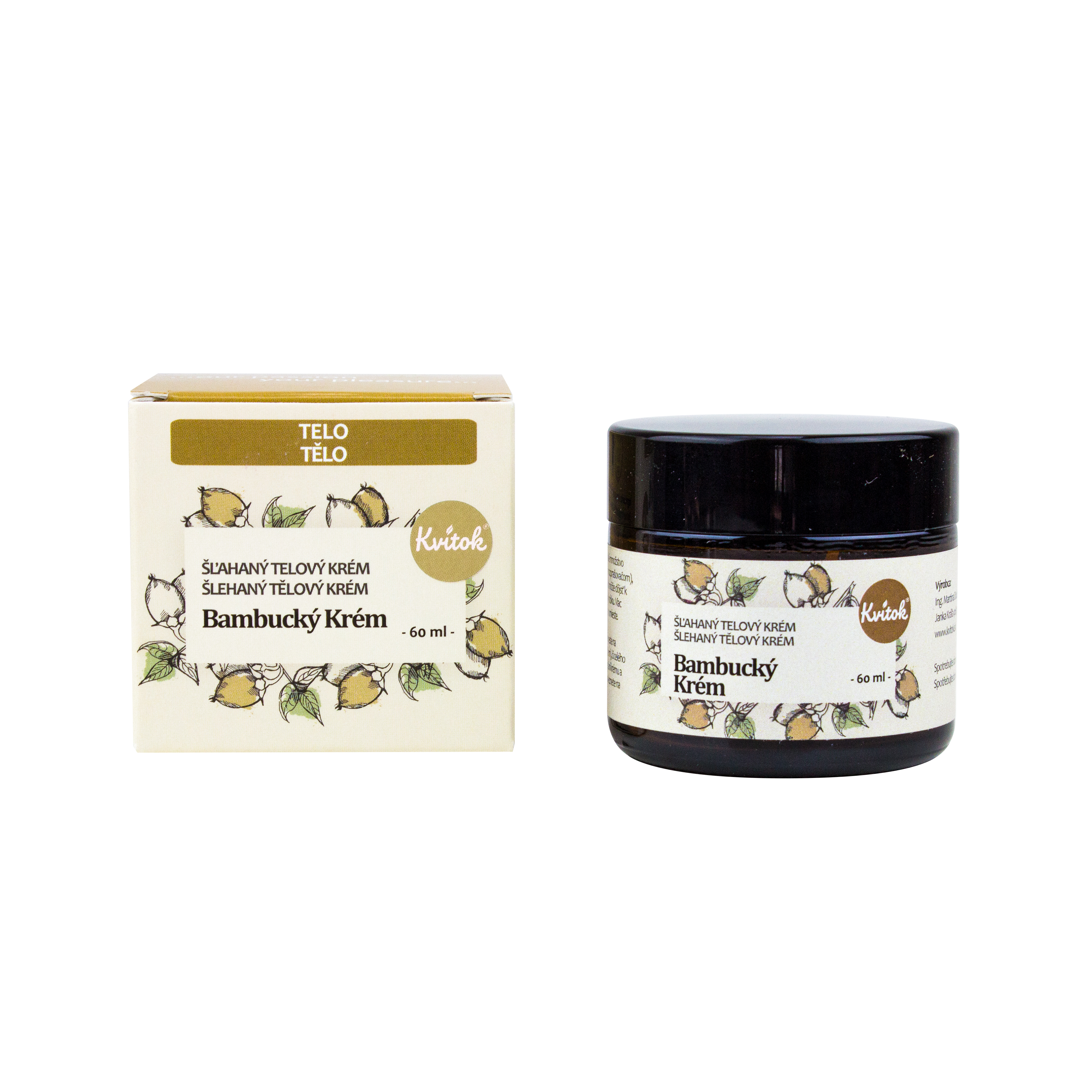 KVITOK Šlehaný bambucký krém (60ml)