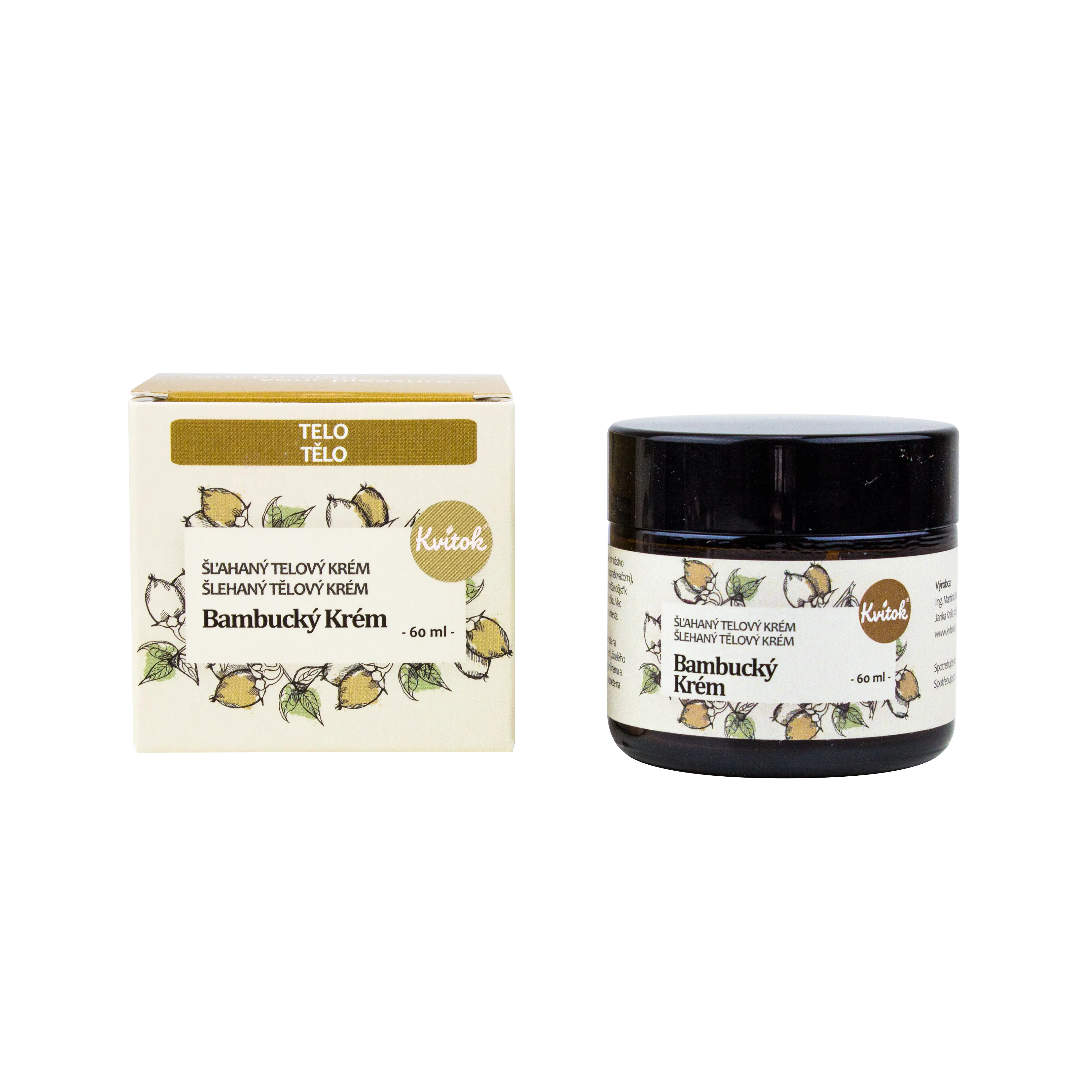 KVITOK Šlehaný bambucký krém (60ml)