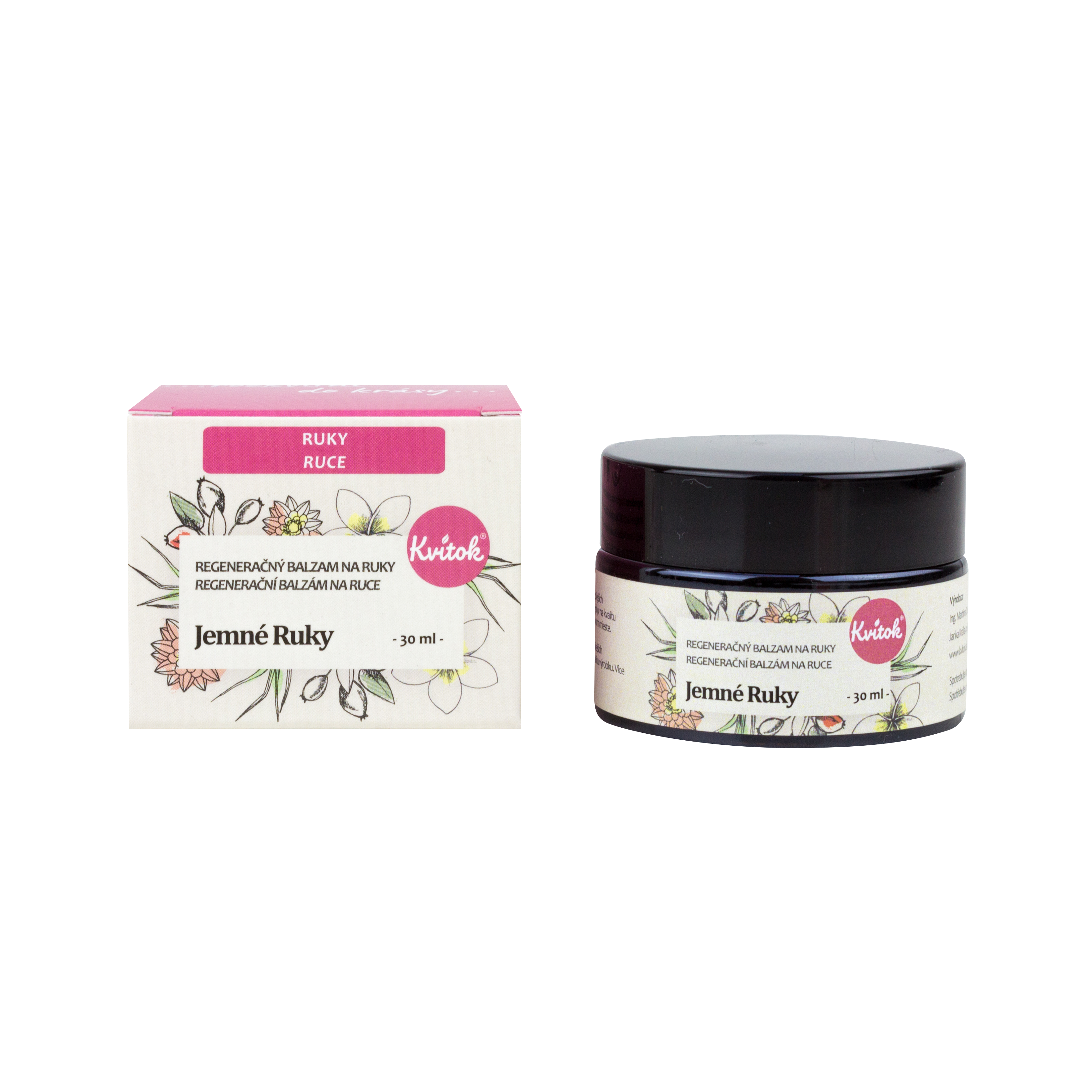 KVITOK Regenerační balzám Jemné ruky (30ml) - EXPIRACE 07/26 - SLEVA 15%