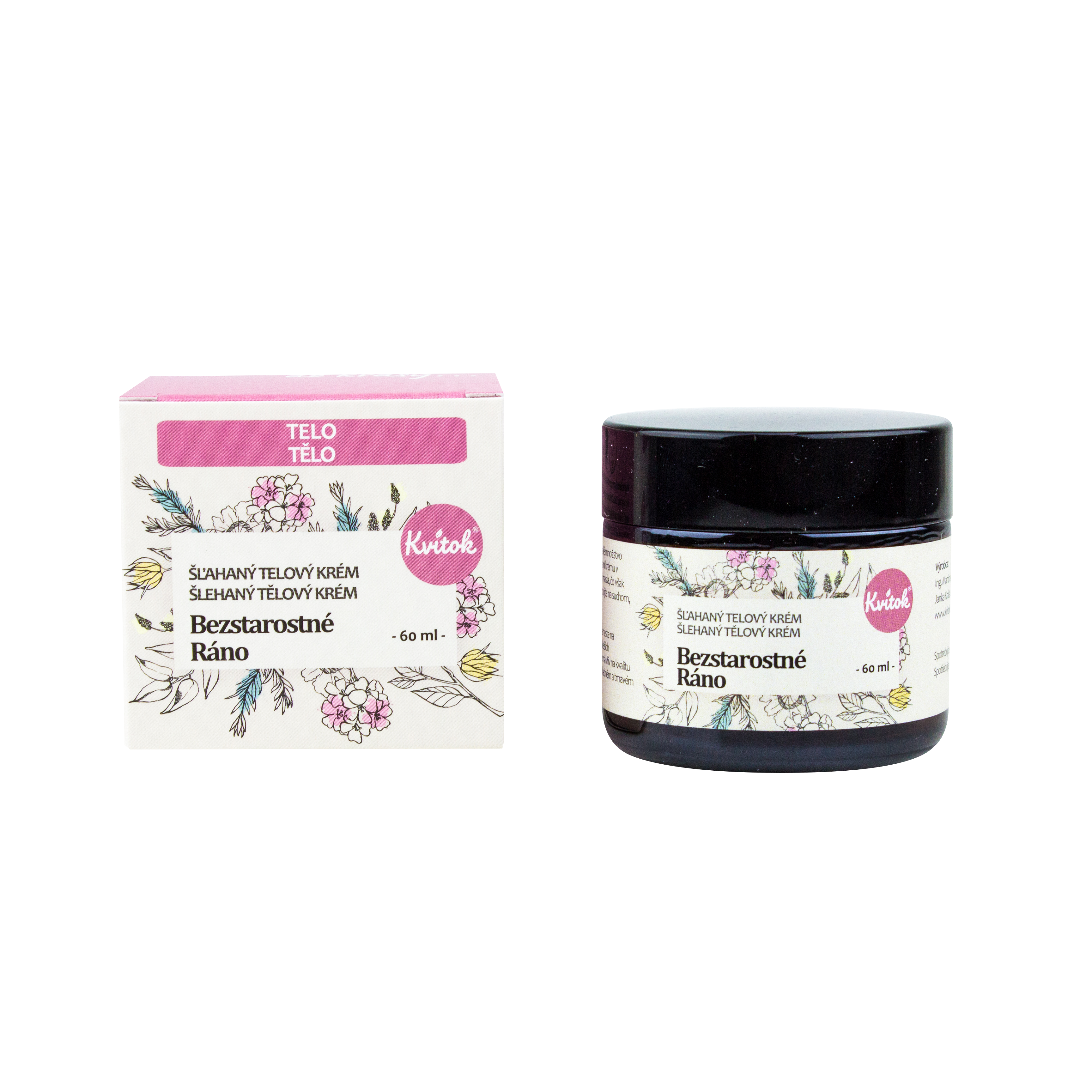 KVITOK Šlehaný tělový krém Bezstarostné ráno (60ml)