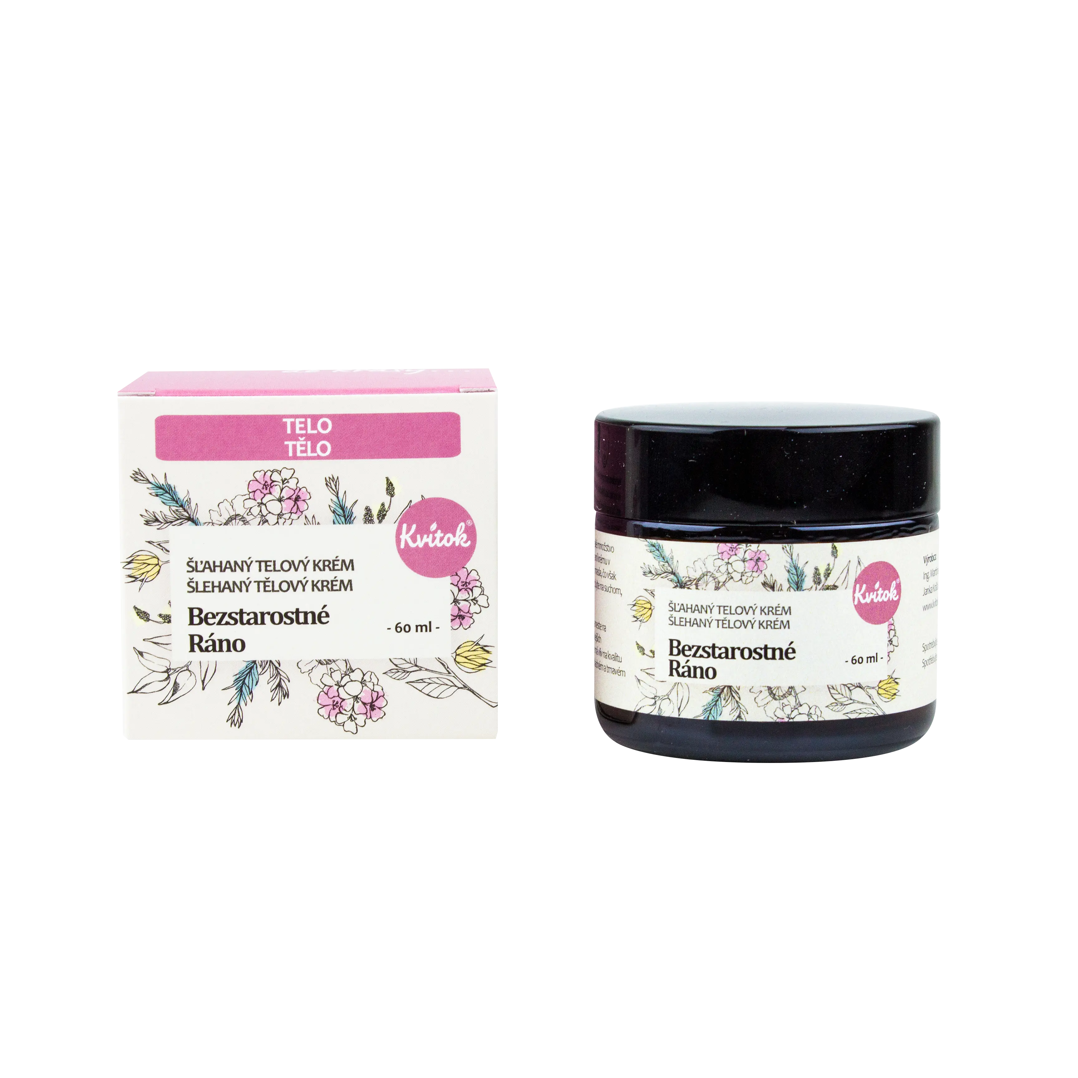 KVITOK Šlehaný tělový krém Bezstarostné ráno (60ml)