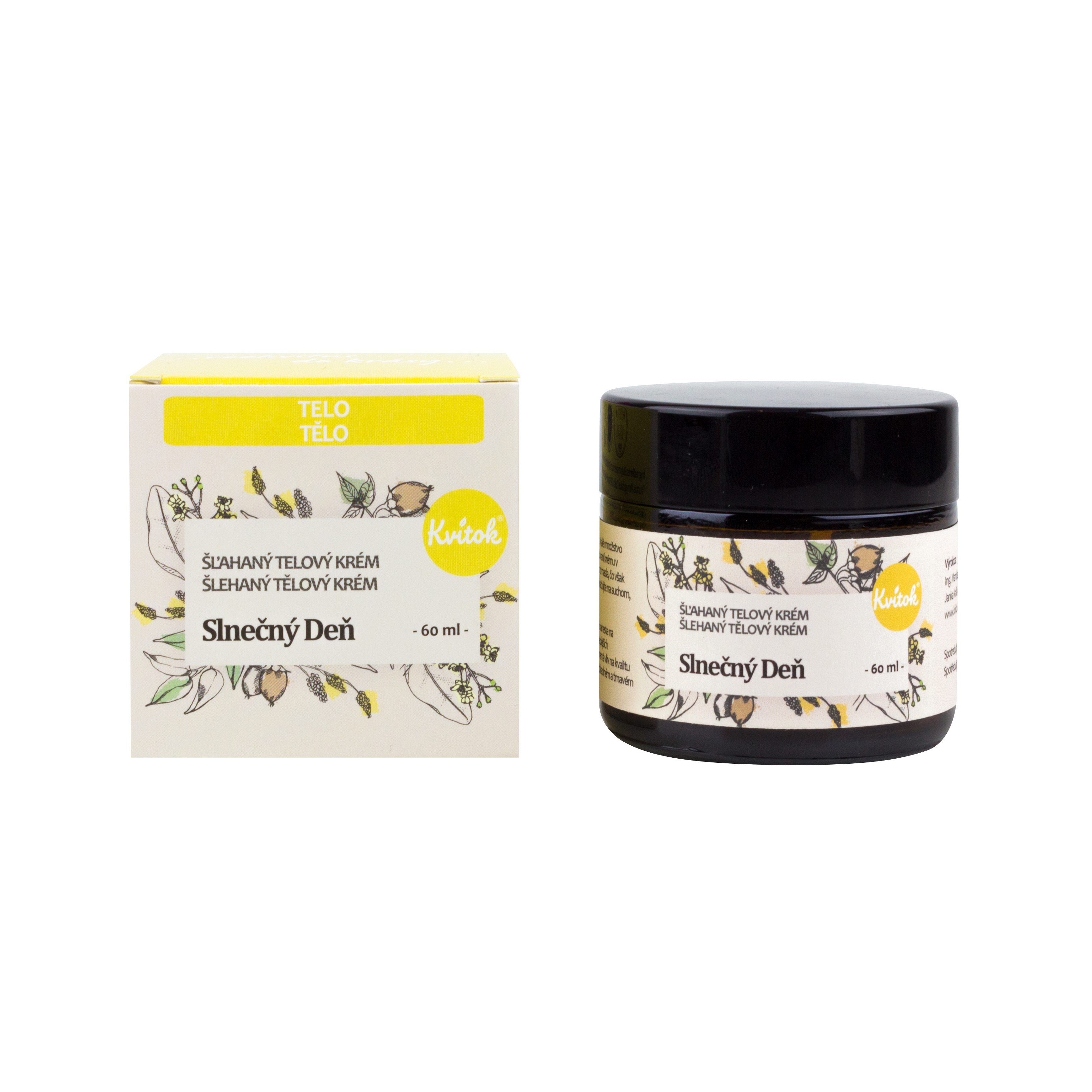 KVITOK Šlehaný tělový krém Slunečný den (60ml)