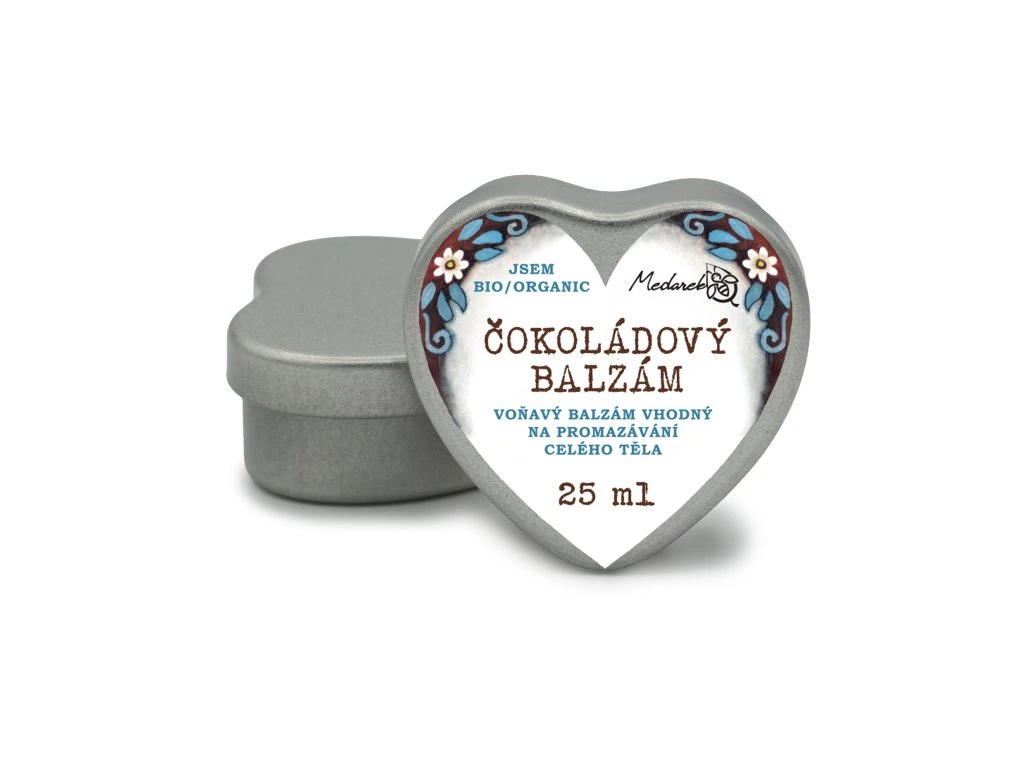 MEDAREK Čokoládový balzám srdíčko (25ml)