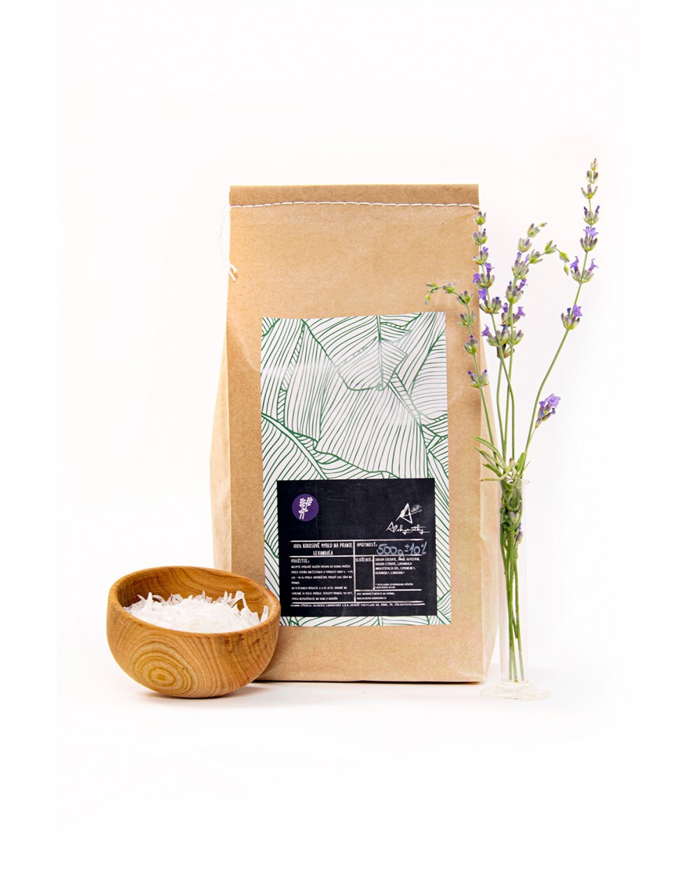 ALCHYMISTKY Mýdlové vločky na praní - levandule