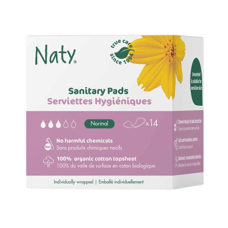 NATY Dámské ECO vložky - normal (14 ks)