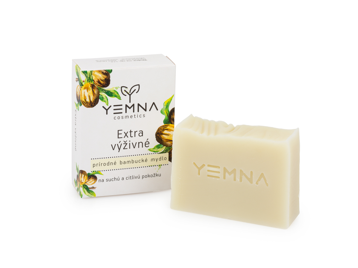 YEMNA Extra výživné bambucké mýdlo - bez parfemace (100g)