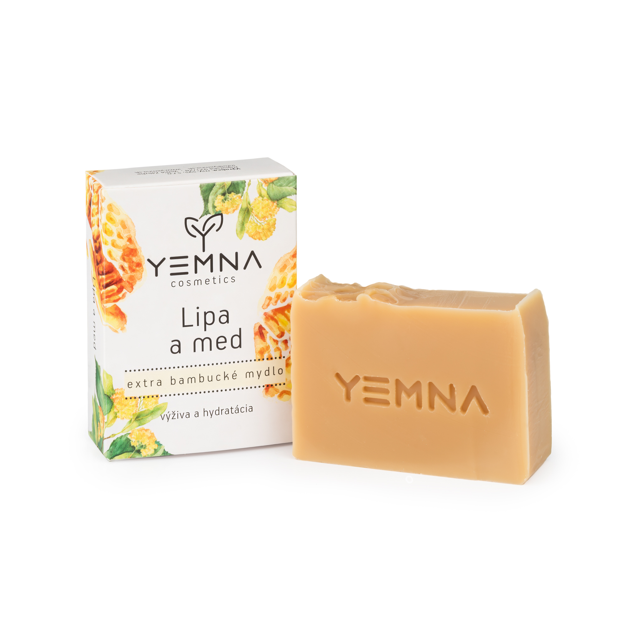 YEMNA Lípa - Med extra bambucké mýdlo (90g)