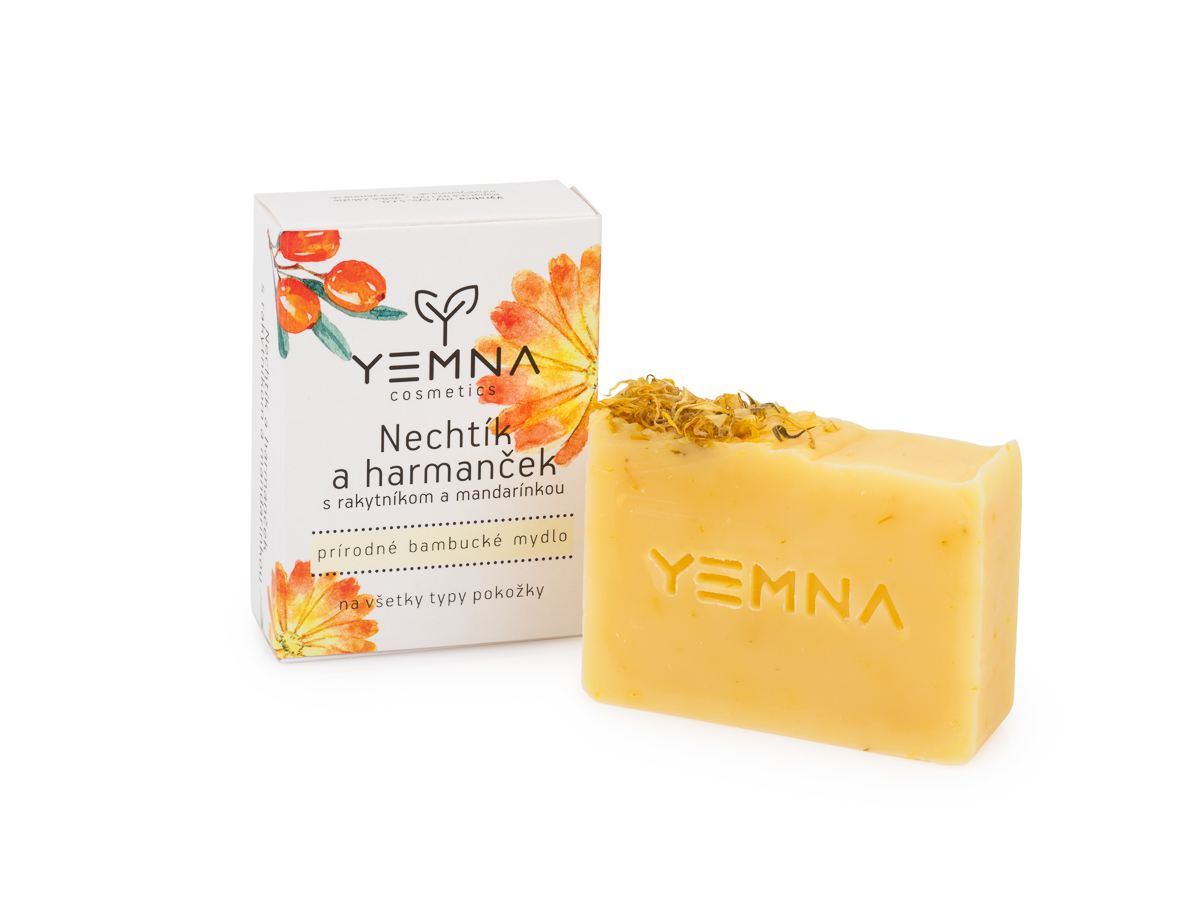 YEMNA Měsíček & Heřmánek - přírodní mýdlo (100g)