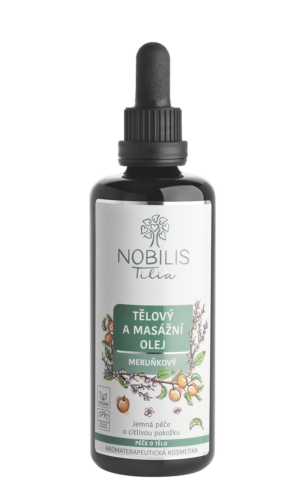 NOBILIS TILIA Tělový a masážní olej Meruňkový (100ml)