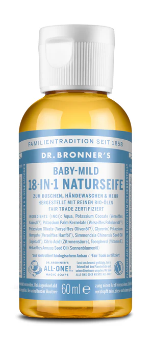 DR. BRONNER'S Tekuté univerzální mýdlo ALL-ONE!, Baby-Mild
