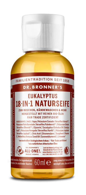 DR. BRONNER'S Tekuté univerzální mýdlo ALL-ONE!, Eukalyptus
