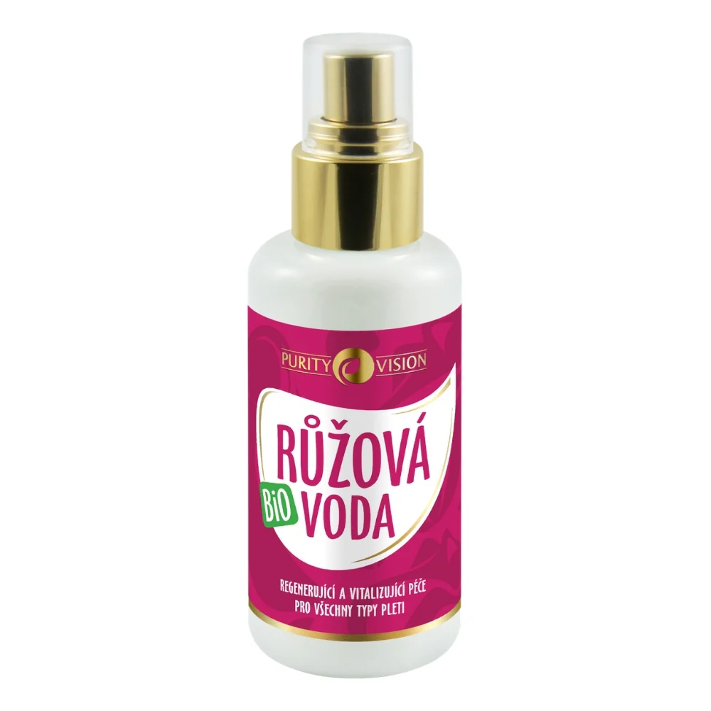 PURITY VISION Růžová voda Bio