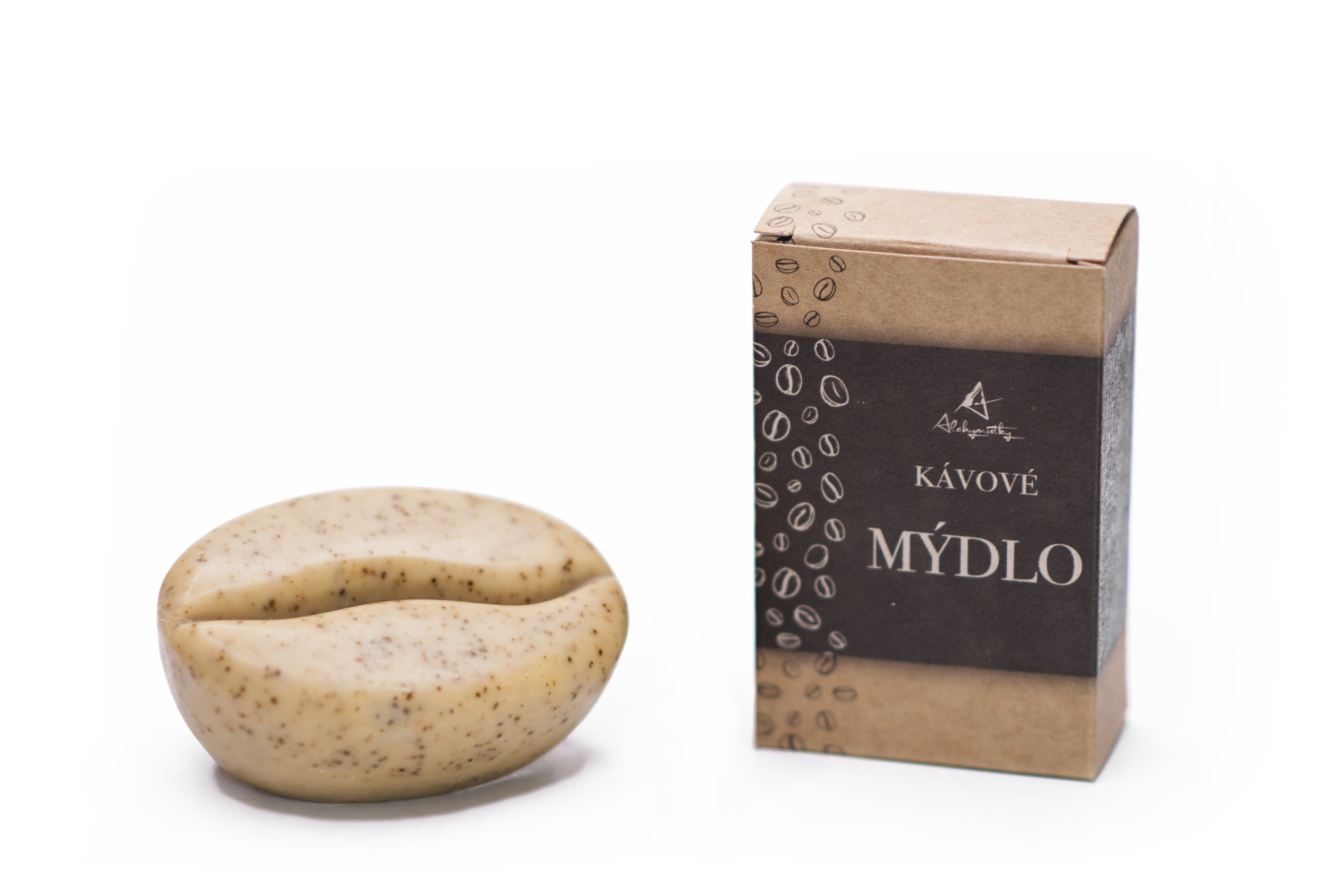 ALCHYMISTKY Luxusní kávové mýdlo - Zrno (80g)