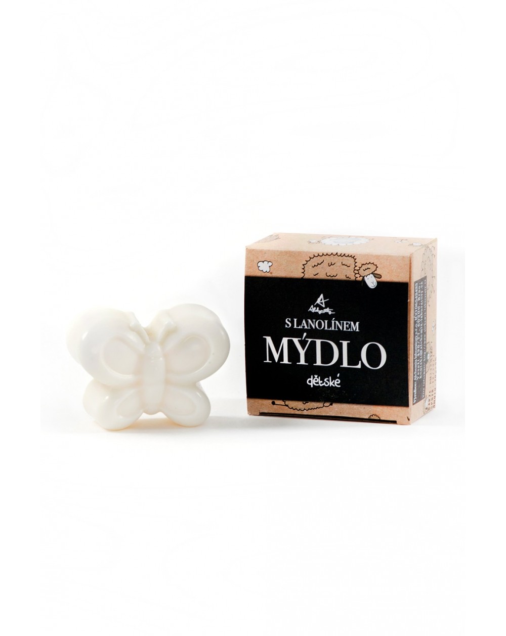 ALCHYMISTKY Dětské mýdlo s lanolinem - motýlek (70g)