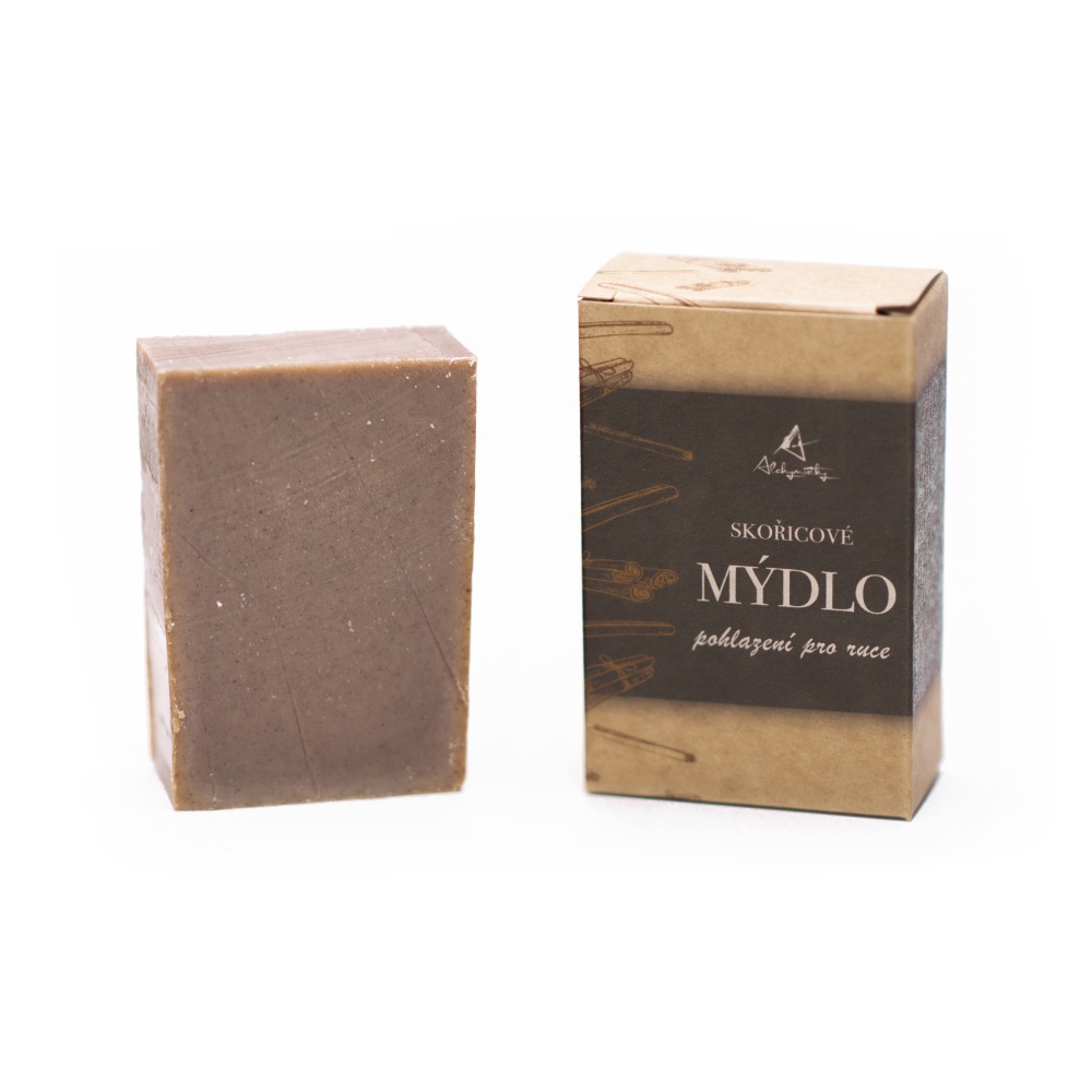 ALCHYMISTKY Toaletní mýdlo skořicové - krájené (90g)