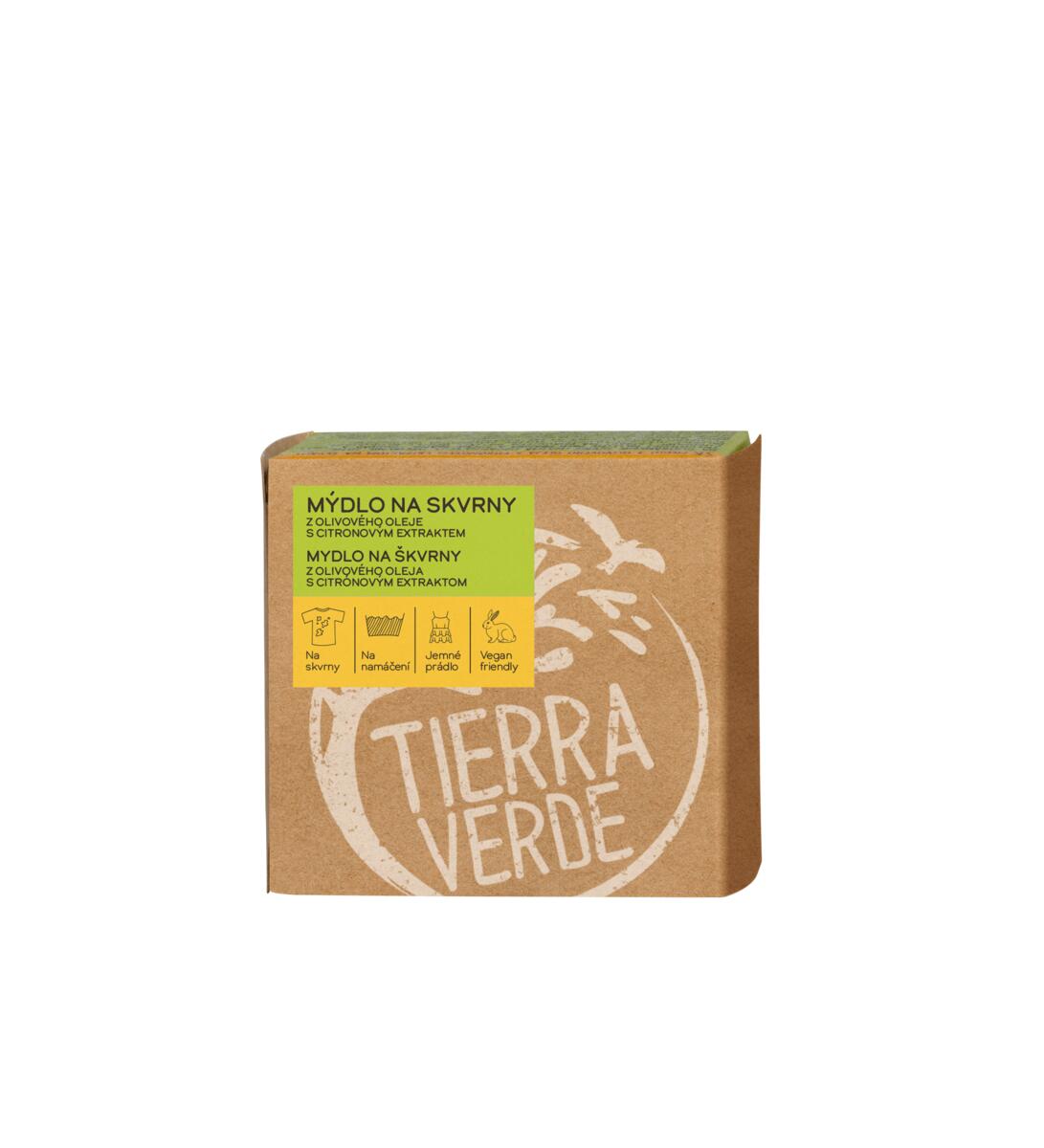 TIERRA VERDE Olivové mýdlo citron na skvrny (200g)