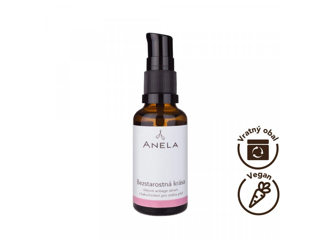 ANELA Bezstarostná krása - olejové antiage sérum s bakuchiolem pro zralou pleť
