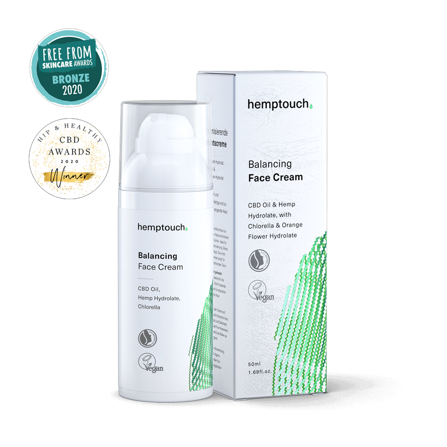 HEMPTOUCH Vyrovnávající pleťový krém pro mastnou pleť