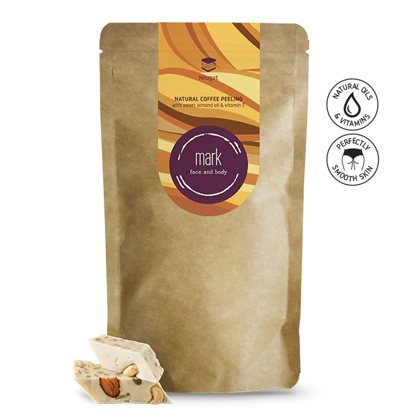 MARK coffee scrub Nougat (150g) - EXPIRACE 07/26 - SLEVA 15%