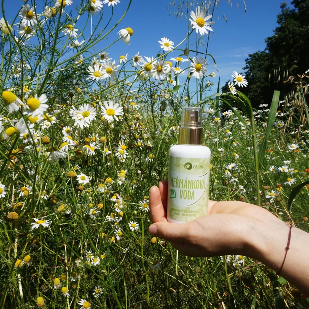 PURITY VISION Bio Heřmánková voda (100ml) - EXPIRACE 08/26 - SLEVA 10%