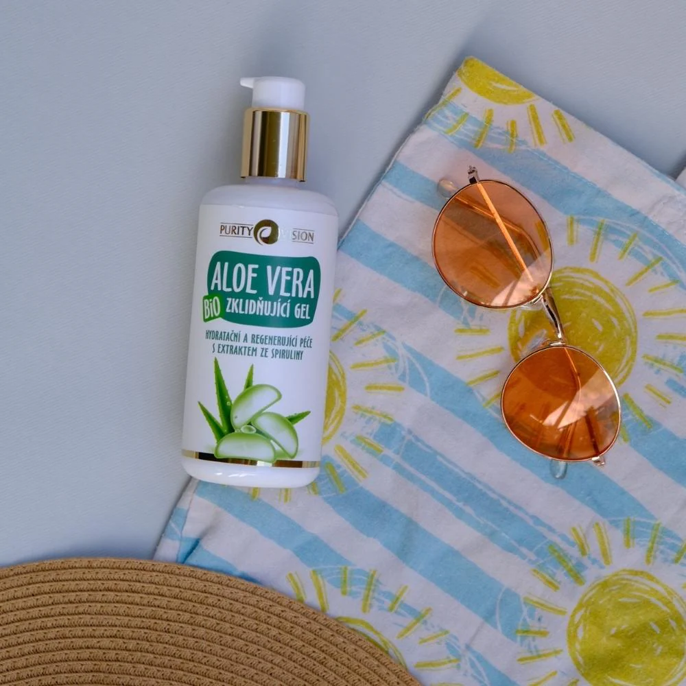 PURITY VISION Bio Zklidňující Aloe vera gel (200ml)