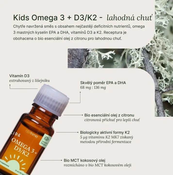 TRIME Kids Omega 3 + D3/K2 (31ml)