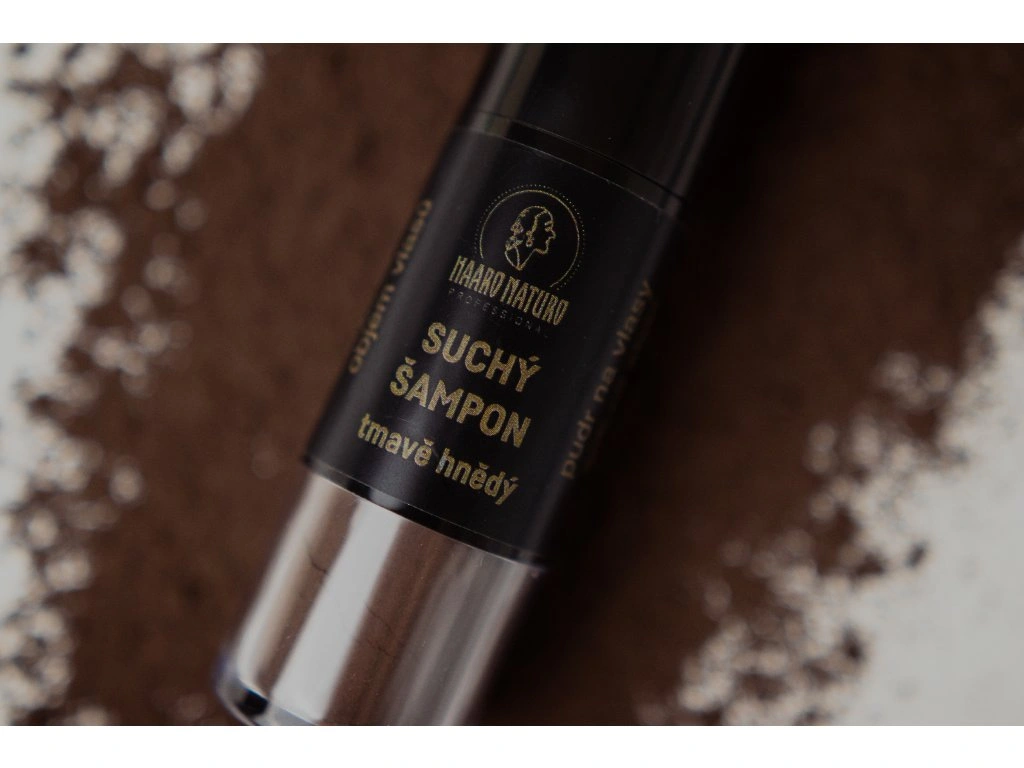 HAARO NATURO Suchý šampon TMAVĚ HNĚDÝ