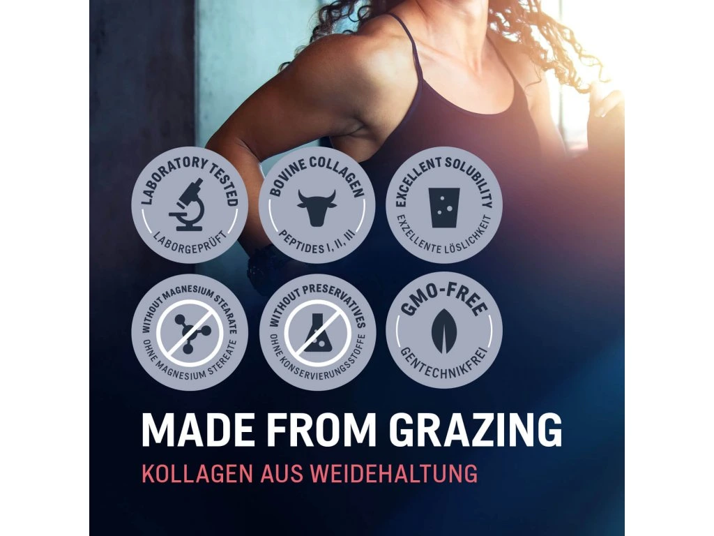WoldoHealth® Kolagen s kyselinou hyaluronovou (500g)