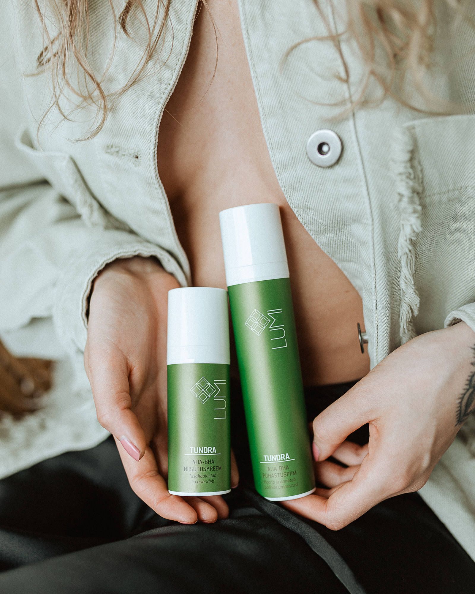 LUMI TUNDRA AHA-BHA čistící mléko
