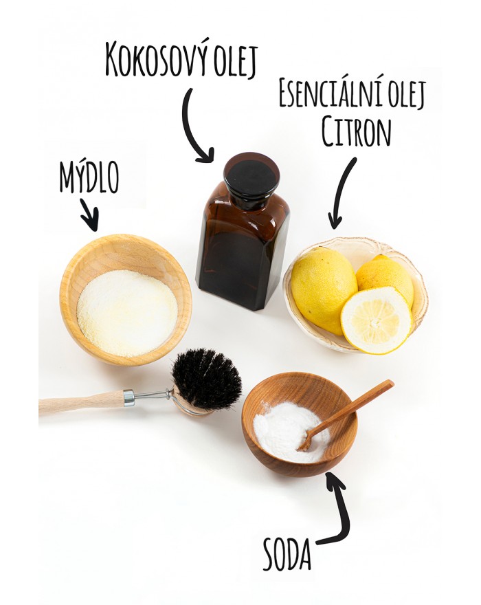 ALCHYMISTKY Mydloš - univerzální čistící prostředek - citron (500g)