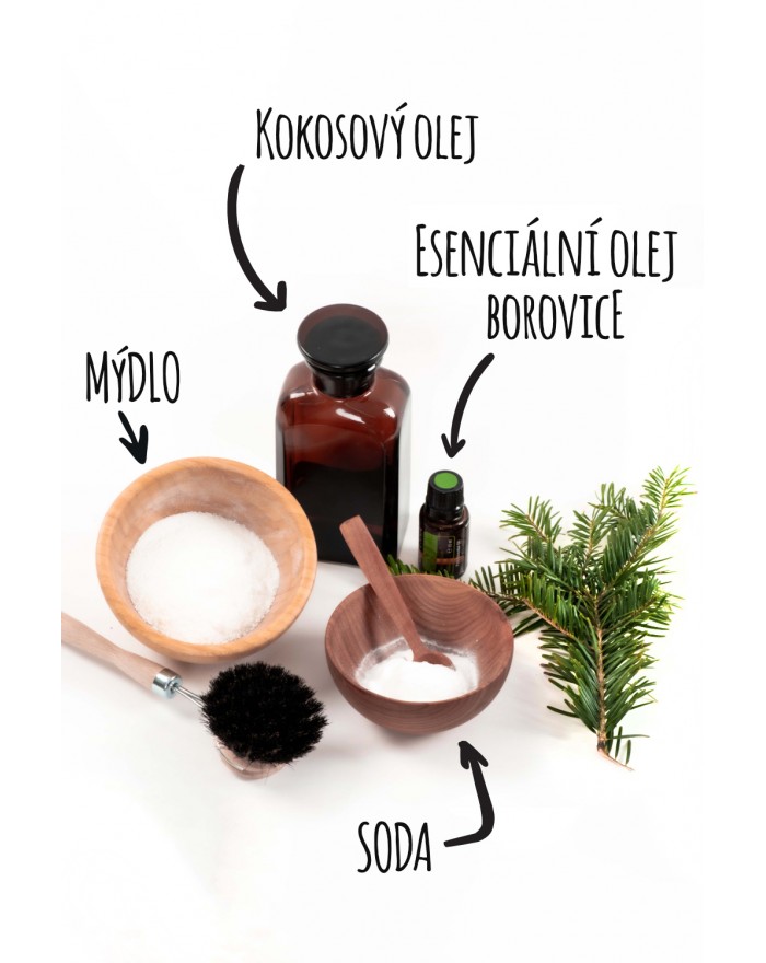 ALCHYMISTKY Mydloš - univerzální čistící prostředek - borovice (500g)