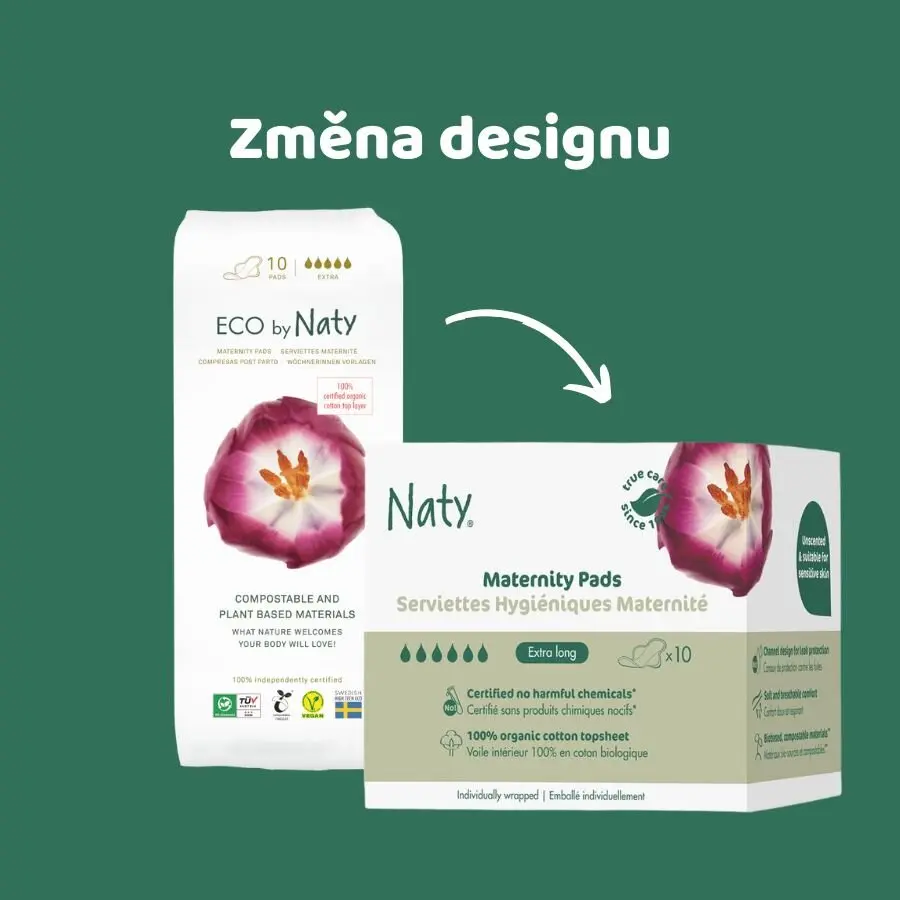 NATY Dámské mateřské vložky po porodu (10ks)