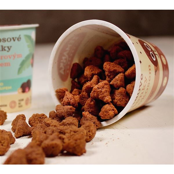 ZEMANKA Kakaové bio sušenky (60g kelímek)