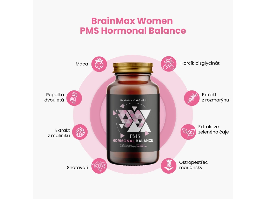 BrainMax Women PMS Hormonal Balance (90 kapslí)