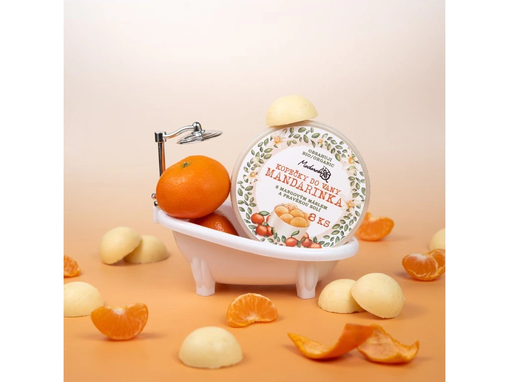 MEDAREK Kopečky do vany MANDARINKA