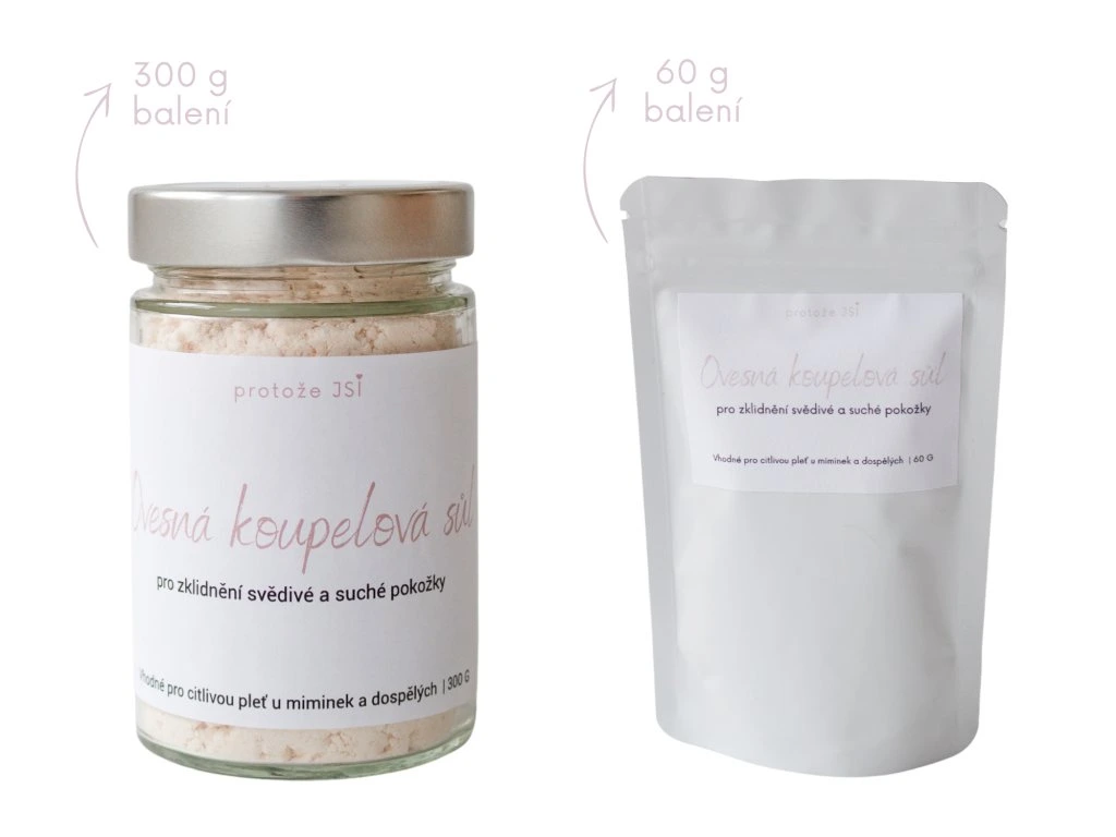 PROTOŽE JSI Ovesná koupelová sůl