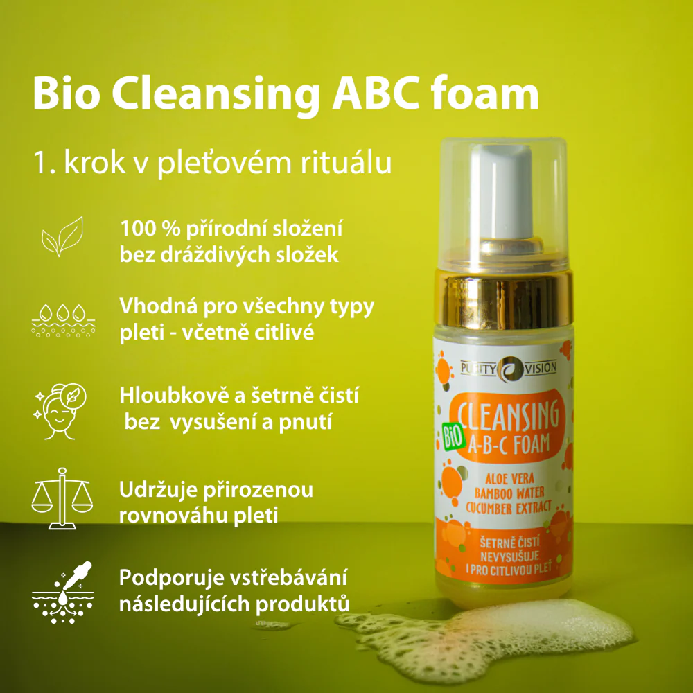 PURITY VISION Bio Cleansing ABC foam (90ml)