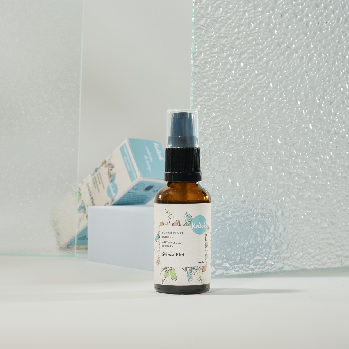 KVITOK Zklidňující olej po holení Svěží pleť (30ml)